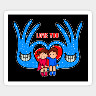 Love You Sticker